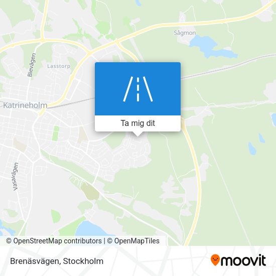 Brenäsvägen karta