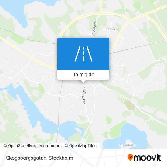 Skogsborgsgatan karta