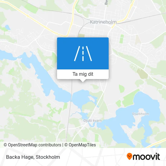 Backa Hage karta