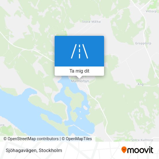 Sjöhagavägen karta