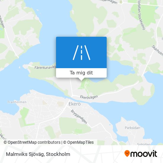 Malmviks Sjöväg karta