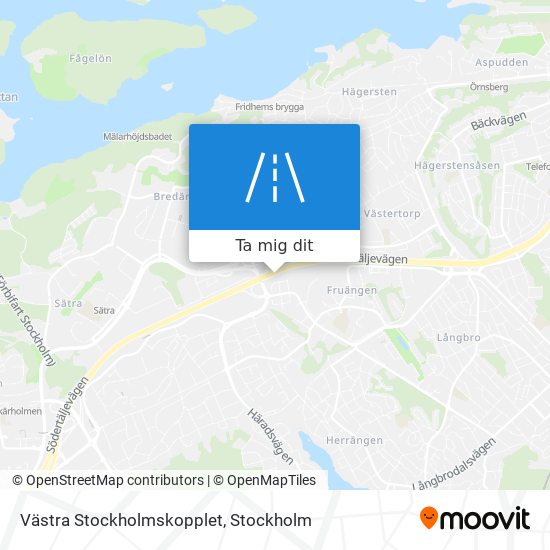 Västra Stockholmskopplet karta