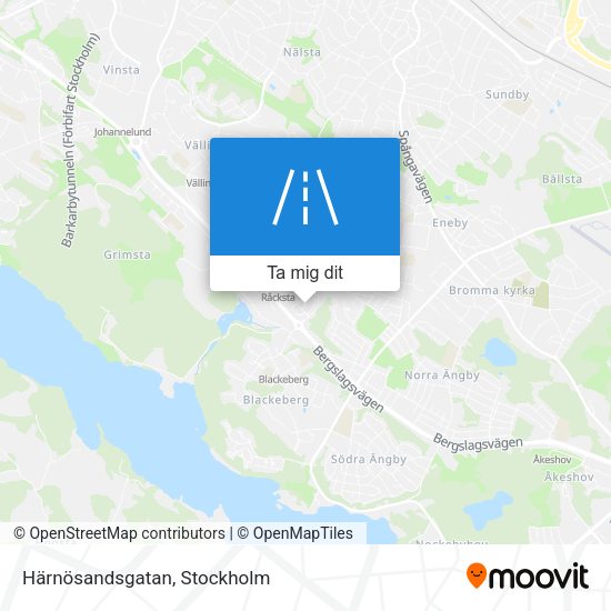 Härnösandsgatan karta