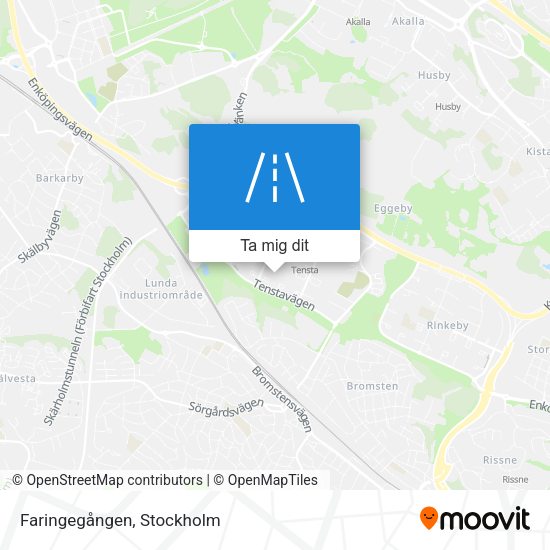 Faringegången karta