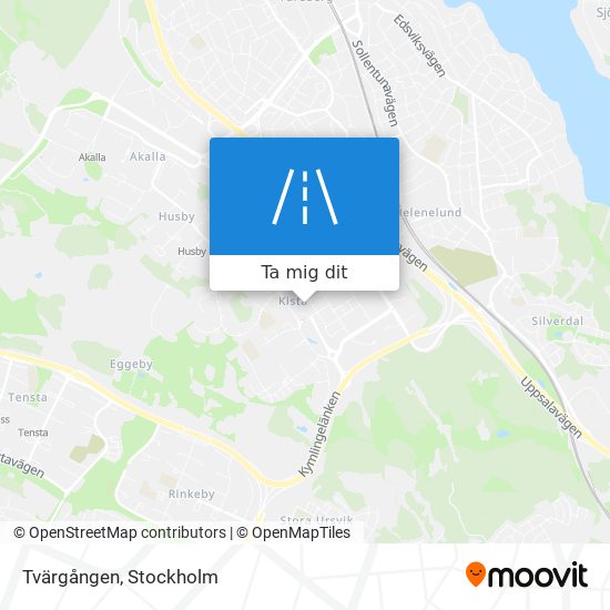 Tvärgången karta