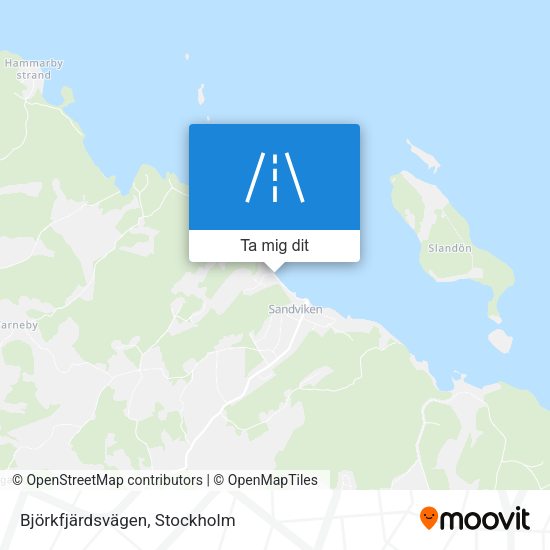 Björkfjärdsvägen karta