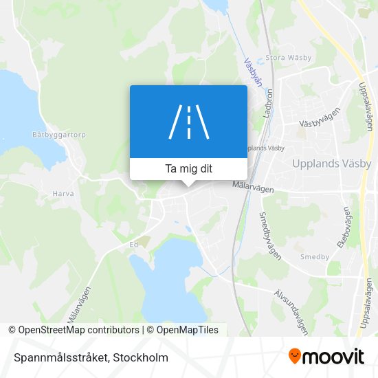 Spannmålsstråket karta