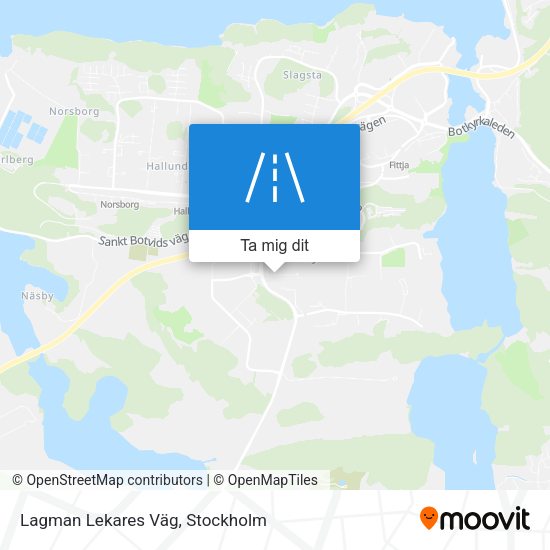 Lagman Lekares Väg karta