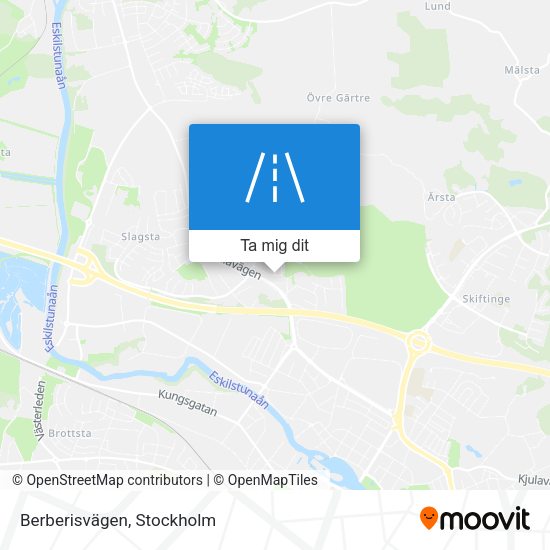 Berberisvägen karta