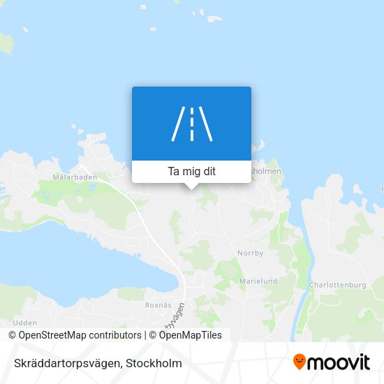 Skräddartorpsvägen karta