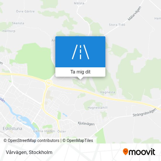 Vårvägen karta