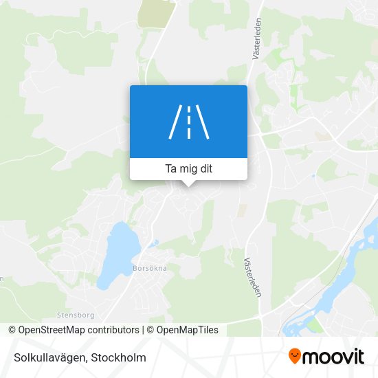 Solkullavägen karta