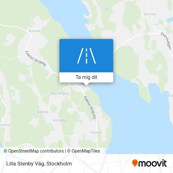 Lilla Stenby Väg karta