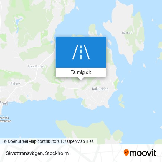 Skvattransvägen karta