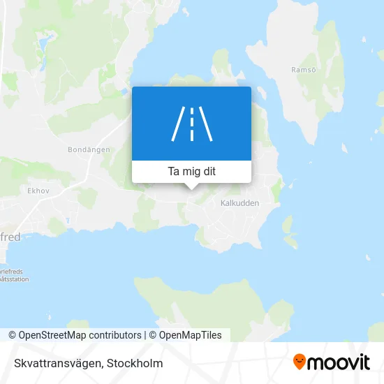 Skvattransvägen karta