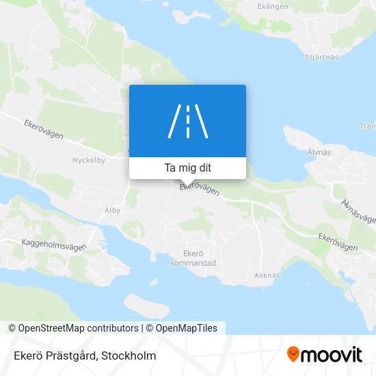 Ekerö Prästgård karta