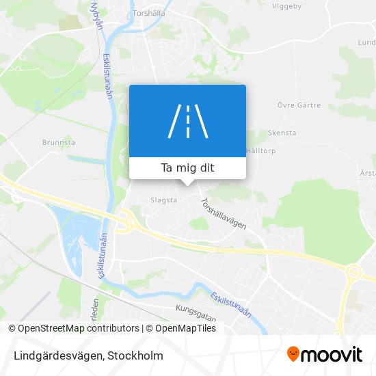 Lindgärdesvägen karta