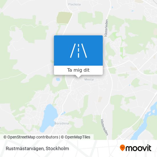 Rustmästarvägen karta