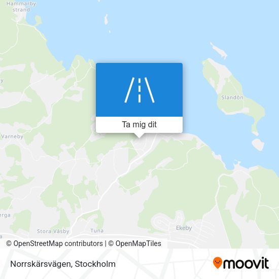 Norrskärsvägen karta