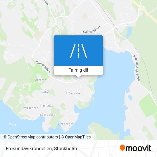 Frösundavikrondellen karta