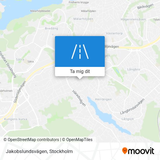 Jakobslundsvägen karta