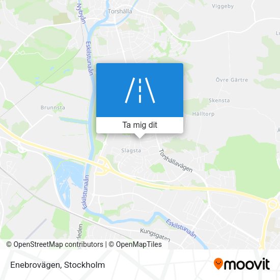 Enebrovägen karta