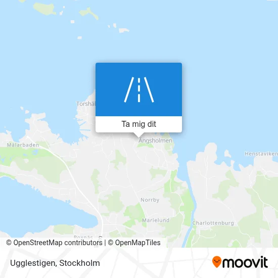 Ugglestigen karta