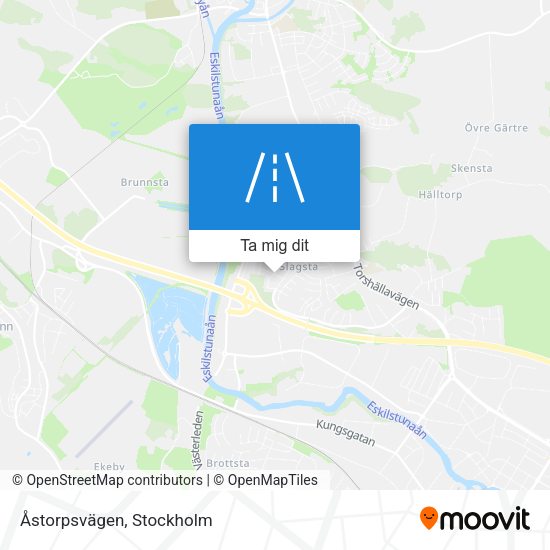 Åstorpsvägen karta