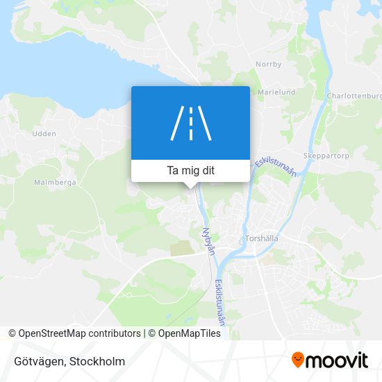 Götvägen karta