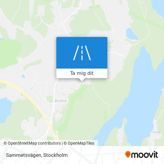 Sammetsvägen karta