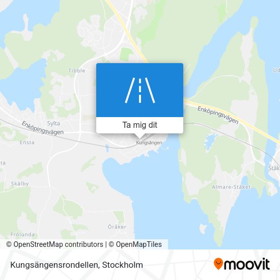 Kungsängensrondellen karta