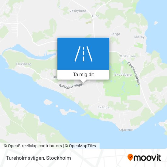 Tureholmsvägen karta