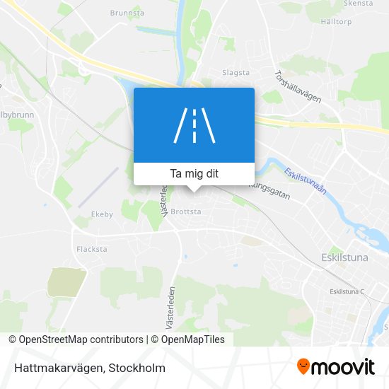 Hattmakarvägen karta