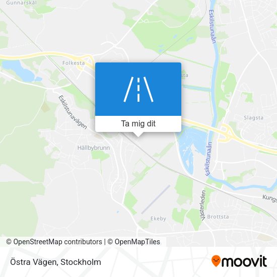 Östra Vägen karta