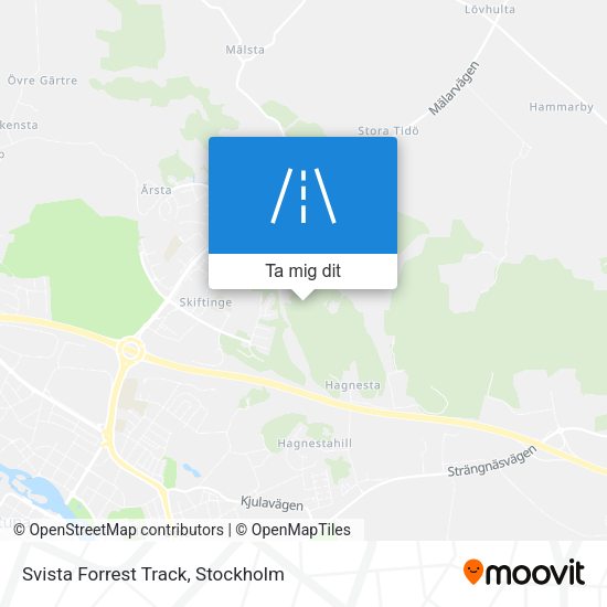 Svista Forrest Track karta