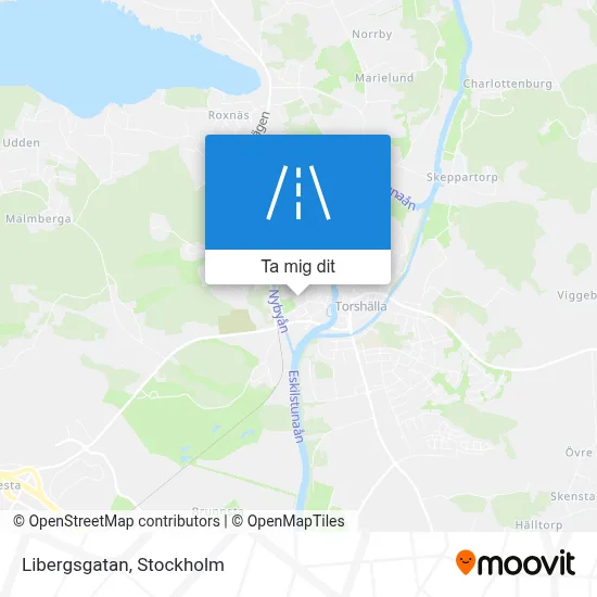 Libergsgatan karta