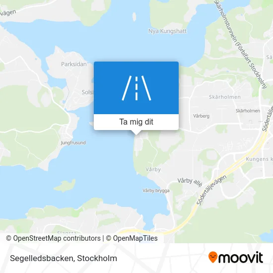 Segelledsbacken karta