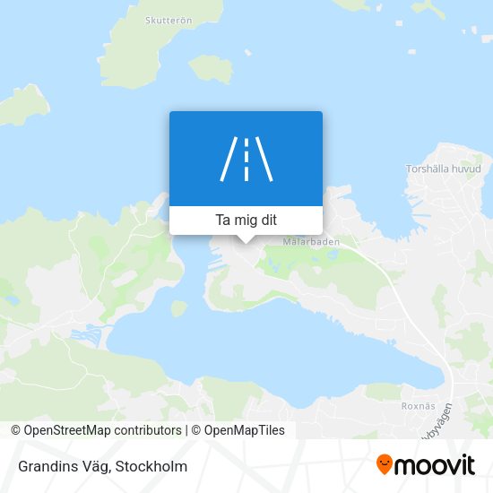 Grandins Väg karta