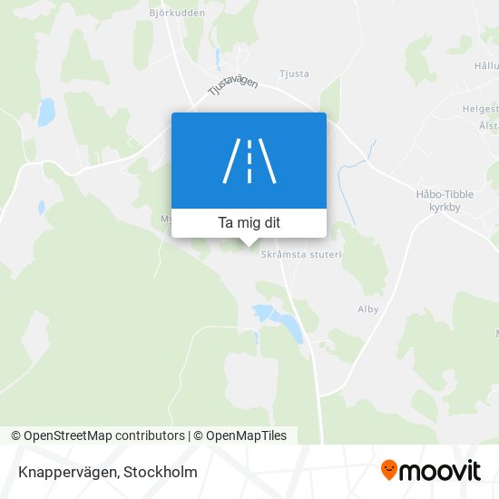 Knappervägen karta