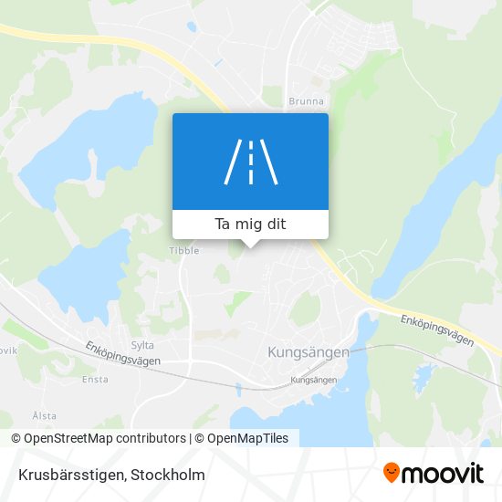 Krusbärsstigen karta