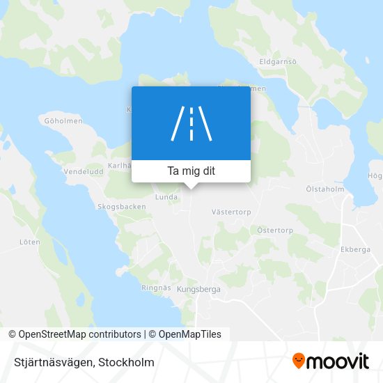 Stjärtnäsvägen karta