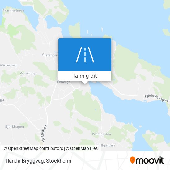 Ilända Bryggväg karta