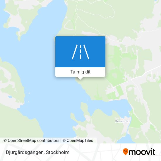 Djurgårdsgången karta