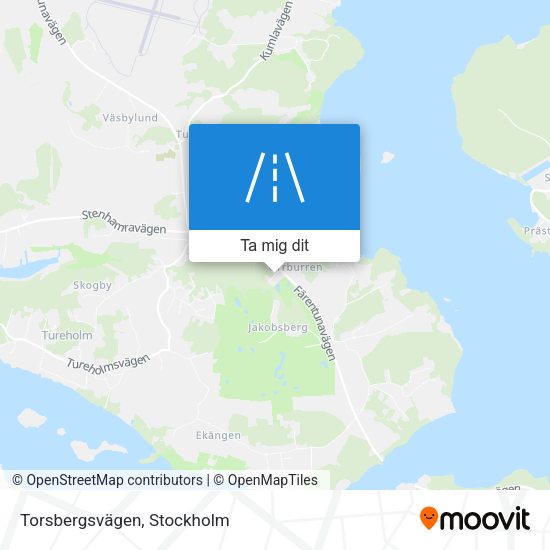 Torsbergsvägen karta