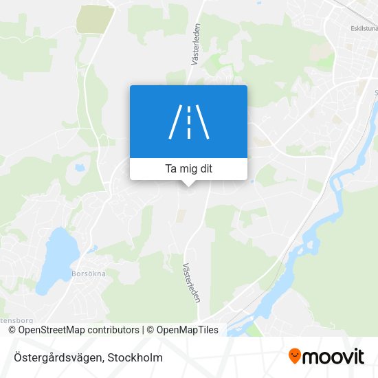 Östergårdsvägen karta