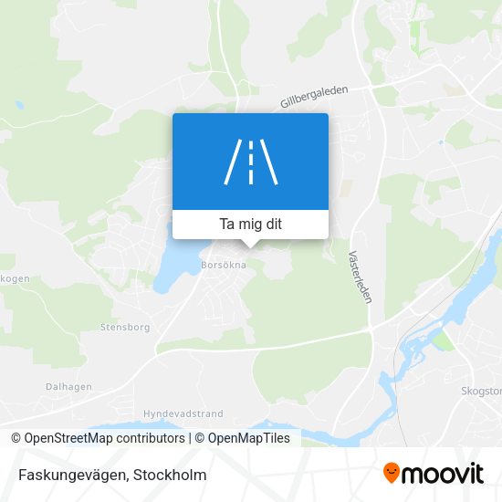 Faskungevägen karta
