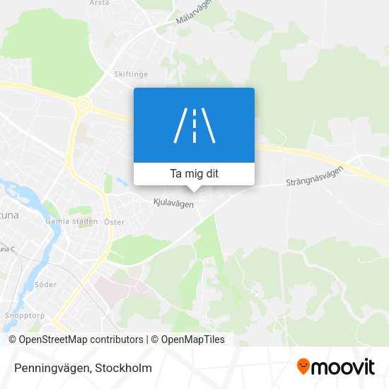 Penningvägen karta