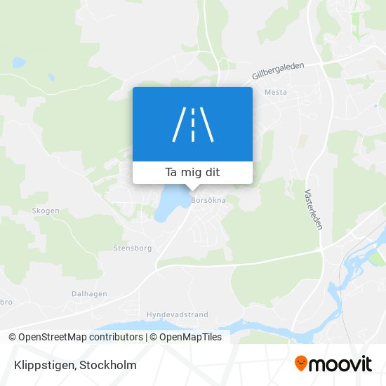 Klippstigen karta