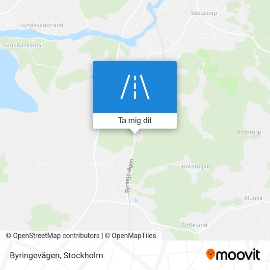 Byringevägen karta