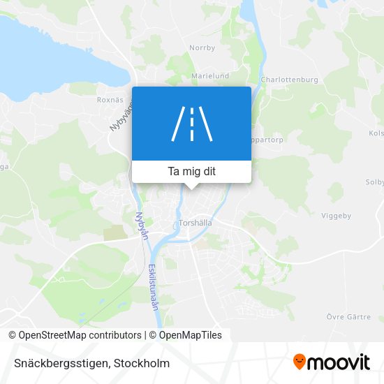 Snäckbergsstigen karta